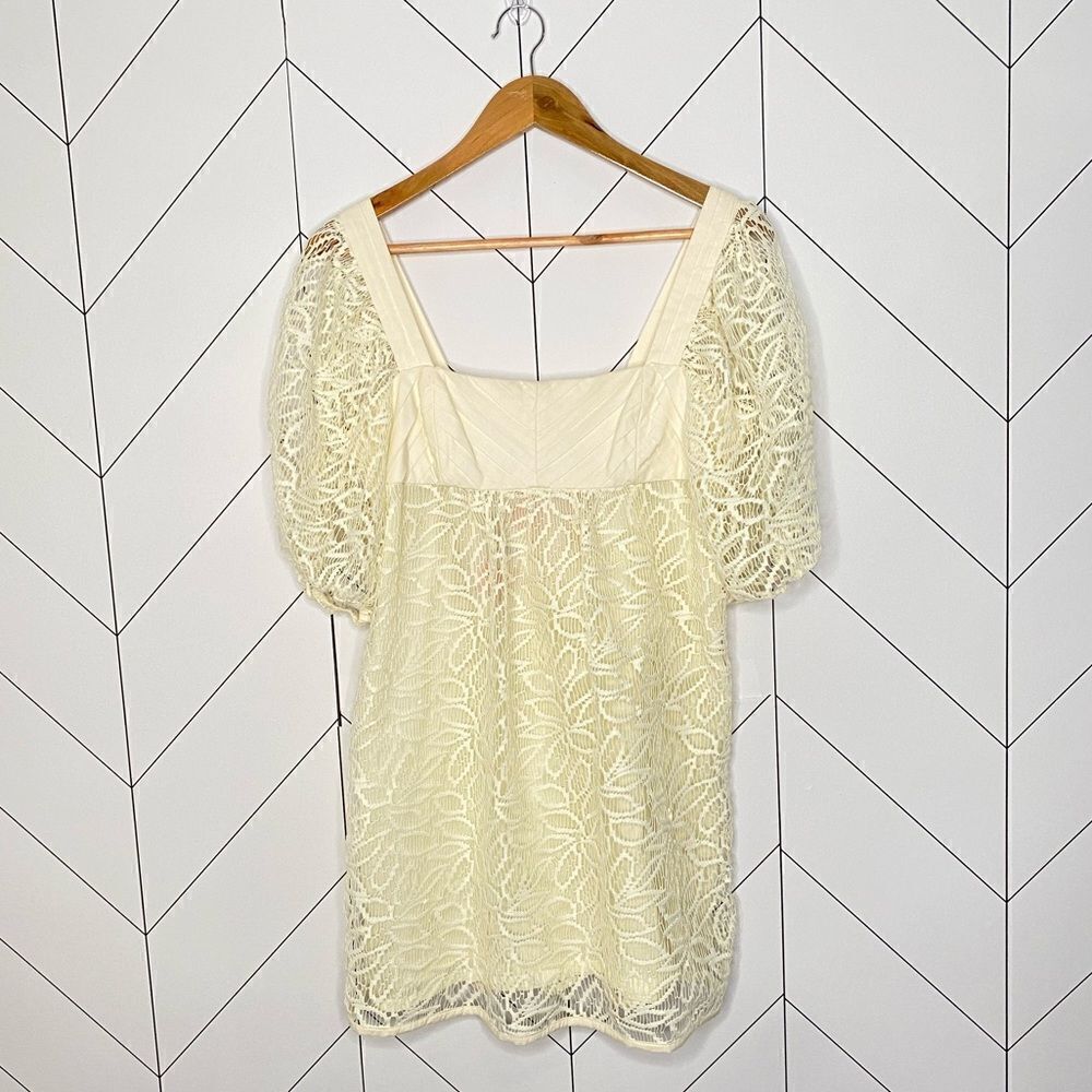 NWT Bcbgeneration Square Neck Boho Lace Dress